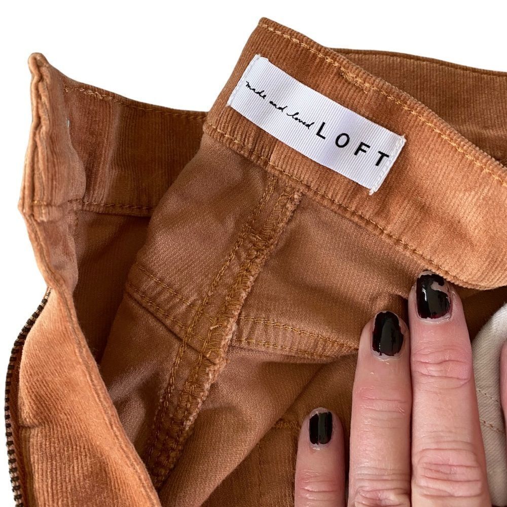 LOFT High Waist Skinny Summer-Weight Corduroy Pants (NWOT)